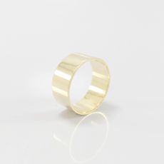 Aliança de Casamento 9mm Reta Lisa Ouro 18k (Unidade)