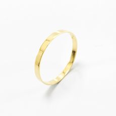 Aliança de Casamento 2mm Reta Lisa Ouro 18k (Unidade)