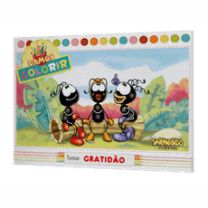 Livro Vamos colorir Smilinguido - Gratidão