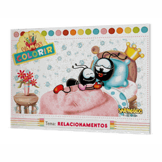 Livro Vamos colorir Smilinguido - Relacionamentos