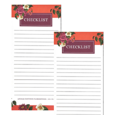 Bloco Checklist Luz e Vida - Vermelho 