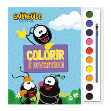 Livro Aquerela Smilinguido - Colorir é Divertido