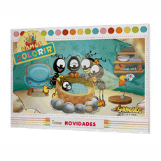 Livro Vamos colorir Smilinguido - Novidades