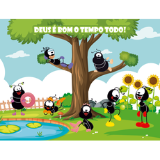 Quebra-Cabeça Smilinguido - Deus é bom o tempo todo