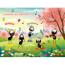 Quebra-Cabeça Smilinguido - Louvai ao Senhor