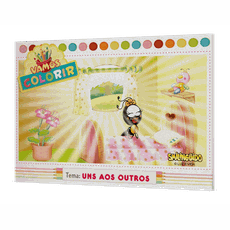 Livro Vamos colorir Smilinguido - Uns aos Outros