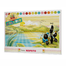 Livro Vamos colorir Smilinguido - Respeito