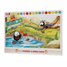 Livro Vamos colorir Smilinguido - Fazendo a minha parte