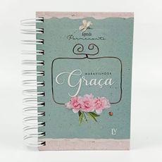 Agenda Permanente Maravilhosa Graça Reciclada - Pequena