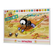 Livro Vamos colorir Smilinguido - Estações