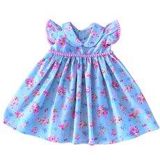 Vestido Infantil 100% Algodão - Maya