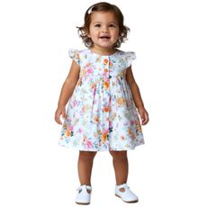 Vestido Infantil 100% Algodão - Juliana
