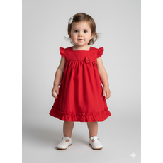 Vestido Infantil 100% Algodão - Ester 