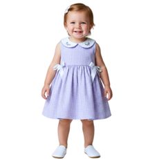 Vestido Infantil 100% Algodão - Barbara
