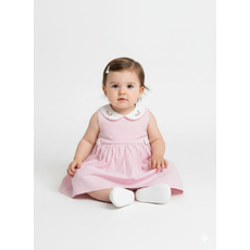 Vestido de Bebê 100% Algodão - Clara