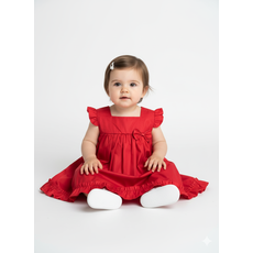 Vestido de Bebê 100% Algodão - Ester