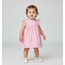 Vestido Infantil 100% Algodão - Maria