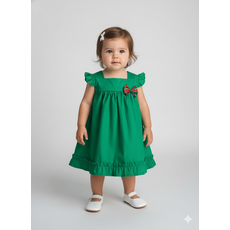Vestido Infantil 100% Algodão - Celina