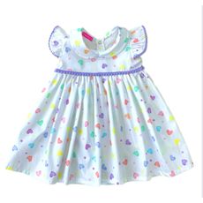 Vestido Infantil 100% Algodão - Rebeca