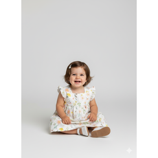 Vestido de Bebê 100% Algodão - Malu