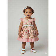 Vestido Infantil 100% Algodão - Amore