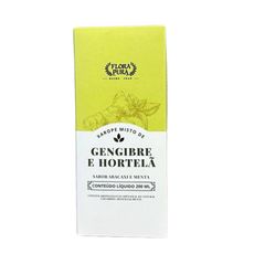 XAROPE GENGIBRE E HORTELA 200 ml Flora Pura