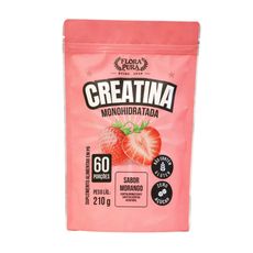 CREATINA MONOHIDRATADA SABOR MORANGO 210G FP