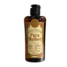 SABONETE LIQUIDO INTIMO ACAFRAO E GENGIBRE 200ML FLORA PURA