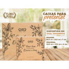 CAIXA DE PRESENTE PEQUENA (VIVER BEM)