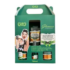 KIT CAPILAR GLAMOUR FLORA D-TOX 780ML