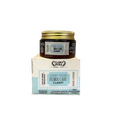 CREME HIDRATANTE FACIAL CLARIN 100G FLORA CARE