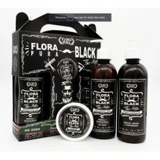 KIT BLACK FOR MEN FLORA PURA