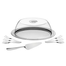 JOGO AÇO INOX PARA TORTA TRAMONTINA 9 PÇS CICLO
