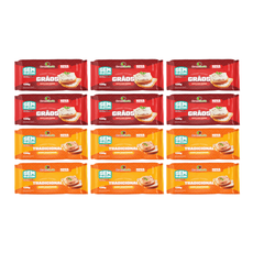 Combo 12 unds  Torradas Variadas Sem Glúten, Sem Leite, Sem Lactose - Grani Amici
