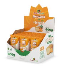 Display 15 unds. Minibolo de Laranja Sem Glúten, Sem Leite, Sem Lactose, Sem Açúcar - Grani Amici 600g