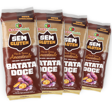 Combo 4 unds. Pães Batata Doce Sem Glúten, Sem Leite, Sem Lactose - Grani Amici