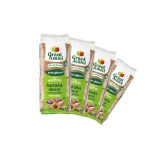 Combo 4 unds. Pães Batata Doce com Grãos Sem Glúten, Sem Leite, Sem Lactose - Grani Amici