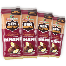Combo 4 unds. Pães Inhame Sem Glúten, Sem Leite, Sem Lactose - Grani Amici