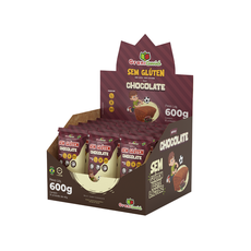 Display 15 unds. Minibolo de Chocolate Sem Glúten, Sem Leite, Sem Lactose - Grani Amici 600g