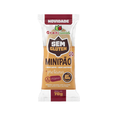Minipão Vegano + Proteína Sem Glúten, Sem Leite, Sem Lactose - Unidade  - Grani Amici 70g