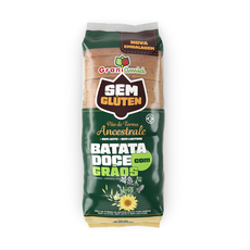 Pão de Forma Batata Doce com Grãos Sem Glúten, Sem Lactose, Sem Leite, 420g - Box Personalizável