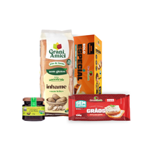 Combo Café da Manhã, Sem Glúten, Sem Lactose, Sem Leite - Grani Amici