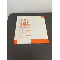 Filtro de Papel Dobrável "The Best Brew" — 40 Folhas