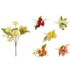 H8 MINI BUQUE DE ROSA X5 30CM SORTIDO