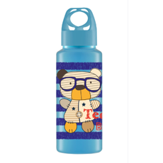 SQUEEZE DE PLASTICO MINI 350ML URSO AZUL BANDEIRANTE