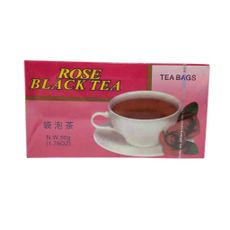 CHÁ PRETO SABOR ROSAS  50G