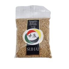 GERGELIM BRANCO TORRADO 100G SUHAI