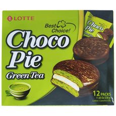 LOTTE ALFAJOR CHOCO PIE CHÁ VERDE 336GR