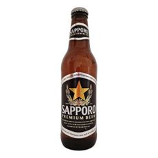 SAPPORO   CERVEJA CLARA PREMIUM LONG NECK 355ML - 087975003502