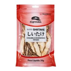 SLICED SHIITAKE - COGUMELO DESIDRATADO FATIADO 50G   - 7898336580043